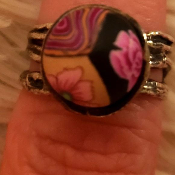 Ring 925 millefiori clay design size 7 - Picture 7 of 7